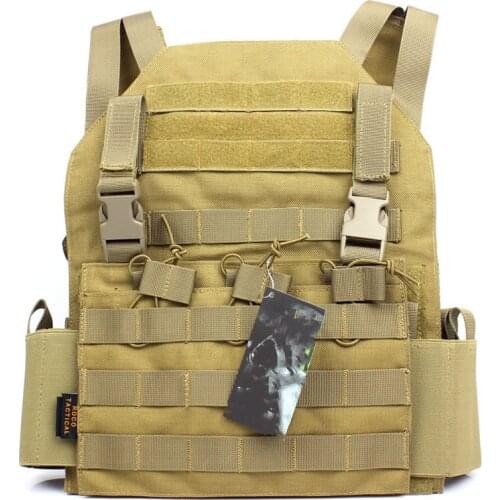 MOLLE Separation Modular Field Tactical Vest With M4 Hanging Board Outdoor Hiking Hunting Military Training Camouflage Waistcoat