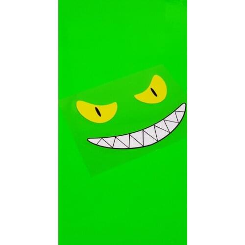 Funny Evil Smile Teeth Peeping Eyes Stickers Car Stying and Decals Auto Window Body Guitar Applique Tape