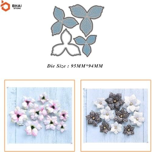 New Fresh Flowers Metal Cutting Dies Stencil Scrapbooking DIY Album Stamp Paper Card Embossing Decor Craft