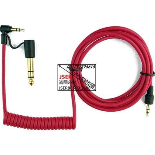 New Audio cable line cord Wire cord for I8 phone AUX 6.35 male to 3.5 female adapter cable