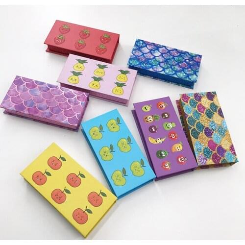 Wholesale 25mm 22mm 30mm Mink Lashes Boxes Eyelash Packaging Newest Case with Clear Tray Mink Lash Boxes Custom Packaging