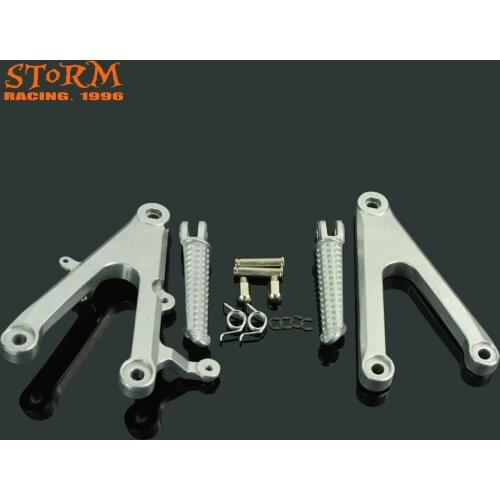 Front Footpegs Foot Pegs Footrest Pedals Bracket For Yamaha YZFR1 YZF-R1 YZF R1 2002 2003