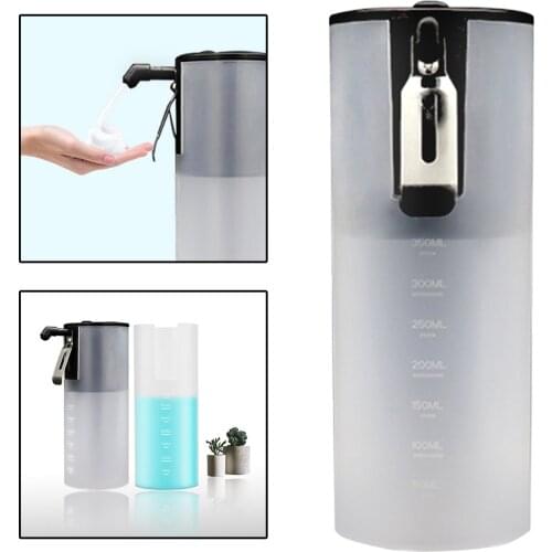 Translucent Body Countertop Electric Liquid Foam Soap Dispenser Pump 350ml
