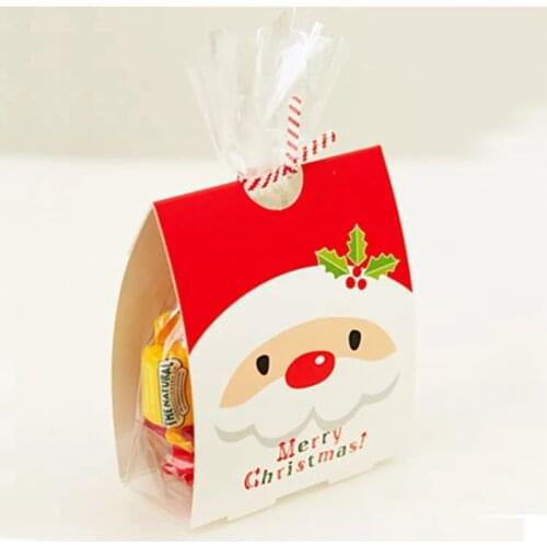 Christmas cookies bag,Christmas gift wrapping bag,Open Top Snack Packing Bag,candy bag 30set/lot