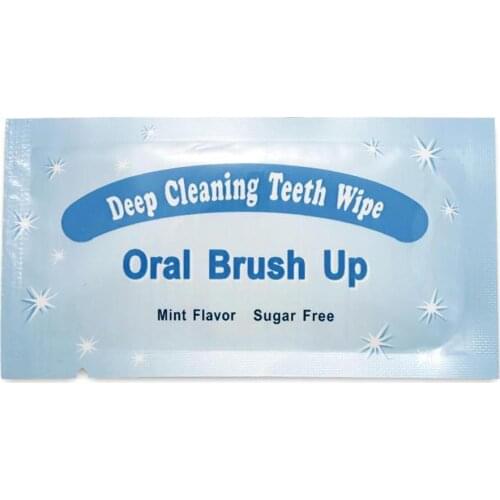 Deep Cleaning Teeth Wipes Teeth Whitening Aid Dental Brush Care Cleaning Hygiene Tool Up Wipe Finger Oral Tooth A6D9