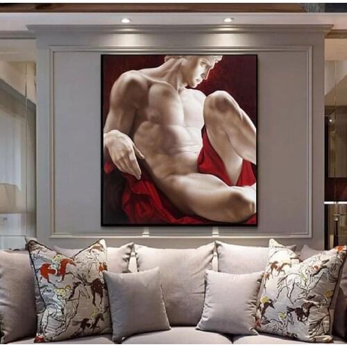 Modern Naked David Picture Nordic Wall Art Decor Painting Canvas Painting Oil Painting Poster Home In Livingroom Cuadros