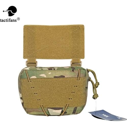 Tactical Assault Abdominal Drop Pouch Laser Cut Hook&loop Molle Utility Storage Bag 6094 Airsoft Vest Paintball Accessories