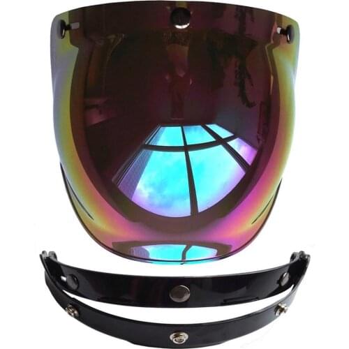 Universal Motorcycle Flip Up Helmet Lens Visor Face- Shield Mask for Bitwell TORC Motorcycle Helmet Lens Accessories