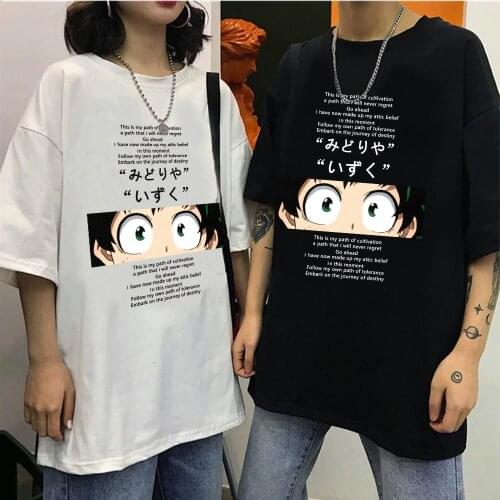 My Hero Academia Anime T Shirt Women Casual Harajuku Tee Oversize T Shirts Unisex Tops