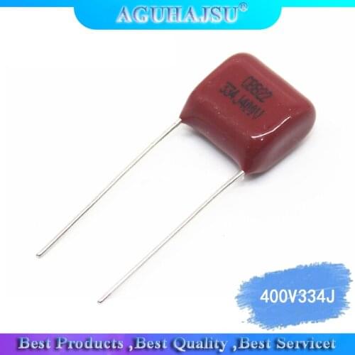 10PCS 400V334J 0.33UF Pitch 15mm 400V 330NF 334 CBB Polypropylene film capacitor