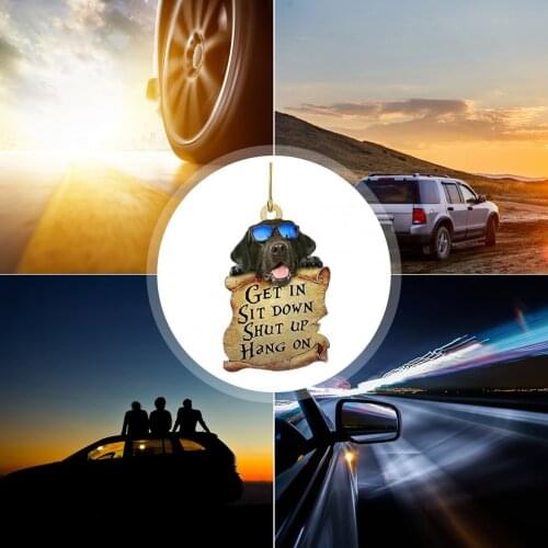 Car Pendant Decoration Dog Car Interior Pendant Double-sided Car Pendant Birthday Gift Holiday Gift
