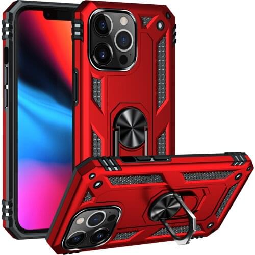 Military Magnetic Car Ring Buckle Stand Cover For iPhone 13 Pro Phone Case iPhone 13 12 11 Pro Max X XR XS Max 7 8 Plus SE 2020