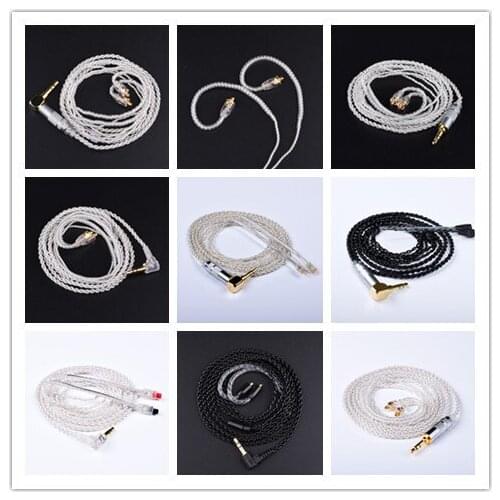 Diy upgrade cable silver plated cable mmcx im50 se535 ie80 JH1964 0.78mm