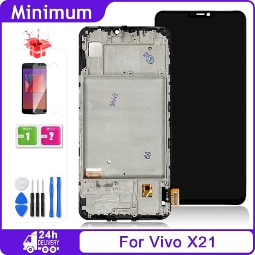 For Vivo X21 / X21A 1725 6.28" LCD Display Touch Screen Digitizer Assembly Replacement Parts + Gifts