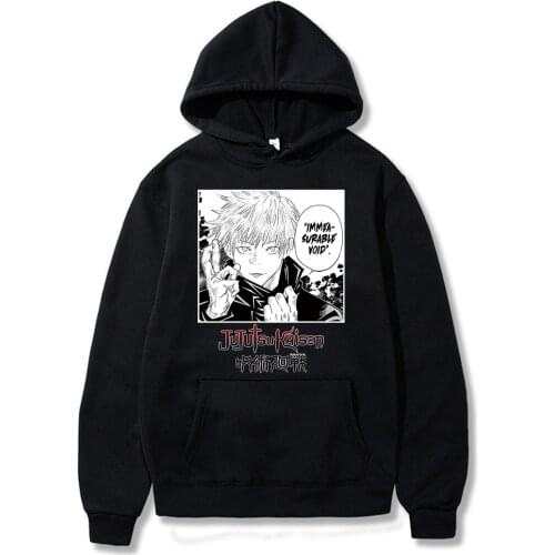 Jujutsu Kaisen Anime Hoodie Sweatshirts Clothes Sudaderas Moletom Hoodies Men Sweetshirts Sweat Tracksuit Bluzy Ropa Hombre