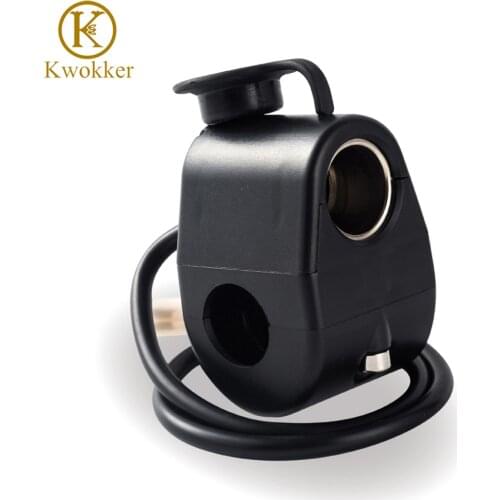 Modified 12V Motorcycle Accessories Motorcycle Plug Car Cigarette Lighter Socket Plug with Copper Wire Core Waterproof