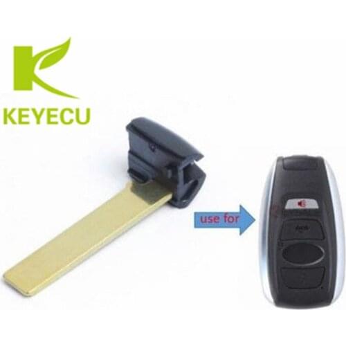 KEYECU Smart Remote key Blade For Subaru BRZ WRX STI Legacy Outback XV Crosstrek