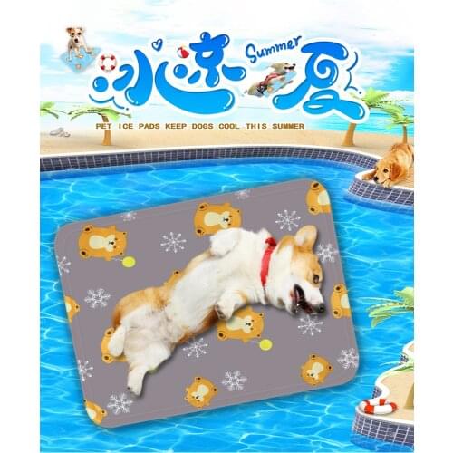 Summer Cooling Dog Mat For Dogs Cats Blanket Breathable Pet Sleeping Mats For Small Medium Large Dogs
