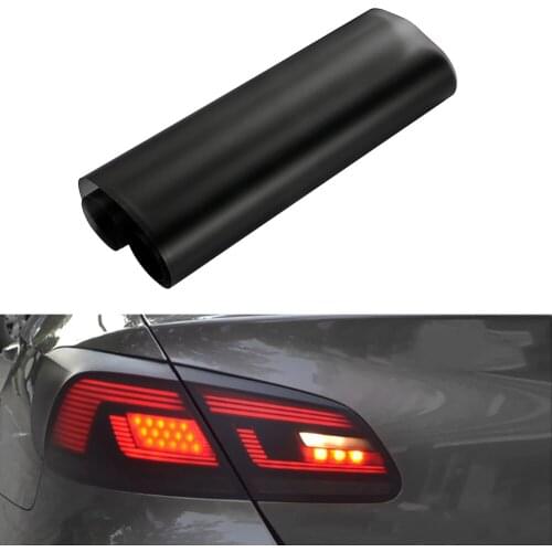30*180CM Matt Smoke Light Film Car Matte Black Tint Headlight Taillight Fog Light Waterproof Vinyl Film Rear Lamp Tinting Film