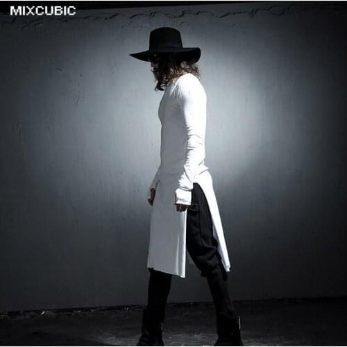 MIXCUBIC Men's Long T-shirts