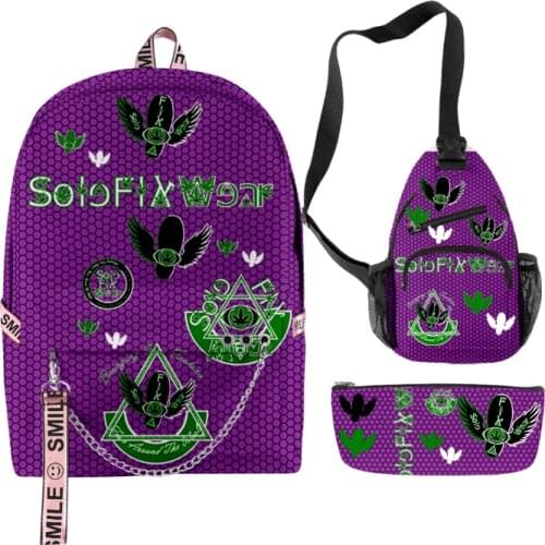 3D printed custom backpack three-piece set