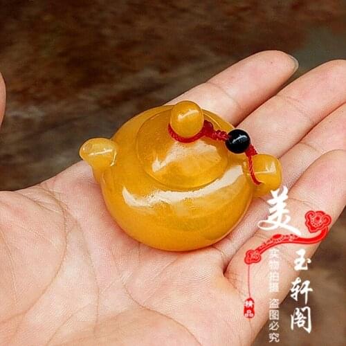 Natural chalcedony rose Icy Species pendant beautiful gift for men and women