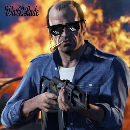 2018 New Vintage Children Glasses 8 bit Pixel Women Men Sunglasses Female Male Retro Mosaic Sun Glasses for kids Boys Girls