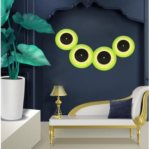 New disc creative LED lamp bedroom ceiling lamp bedside wall lamp living room decoration lamp restaurant kitchen lighting lamp