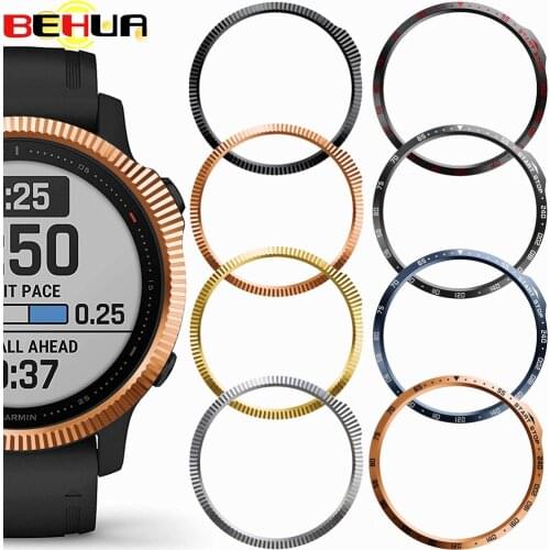 Bezel Ring Styling Frame Case for Garmin Fenix 6S 6S Pro sapphire Smart Watch Stainless Steel Cover Anti-scratch Protection Ring