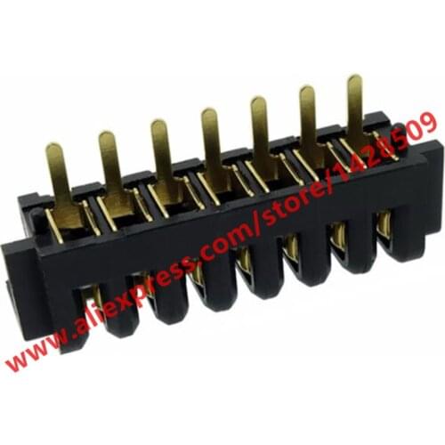 10pcs 2.5mm Pitch 7-Pin Laptop Battery Holder Connector Large Current Male Socket Junctor For Cosmetic Instrument