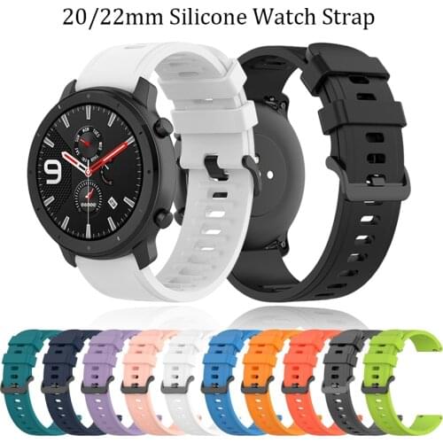 20mm 22mm Watchband Strap For Samsung Galaxy watch 3 45mm/41mm/active 2 gear S3 Frontier/huawei watch gt 2e/2/amazfit bip/gts