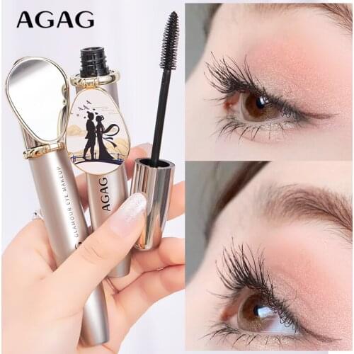 Wide-angle Curling Mascara Waterproof Sweat-proof Not Easy To Smudge Eyelashes Long-lasting Fast Dry Thick Lengthening TSLM1