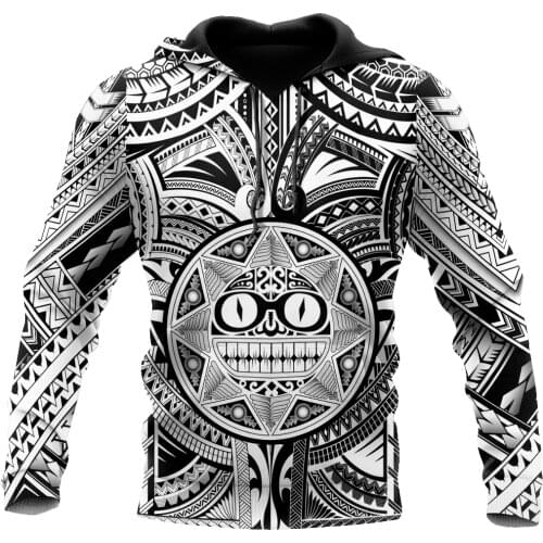 Amazing Polynesian Tattoo 3D Print Unisex Deluxe Hawaii Hoodie Men Sweatshirt Streetwear Zip Pullover Casual Jacket Tracksuit-1