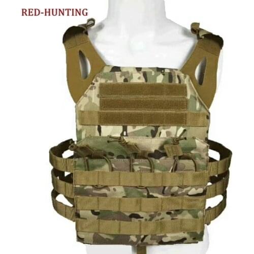 High Quality Tactical Jumpable Plate Carrier JPC Lightweight Vest Body Armor + Plates Free Shipping