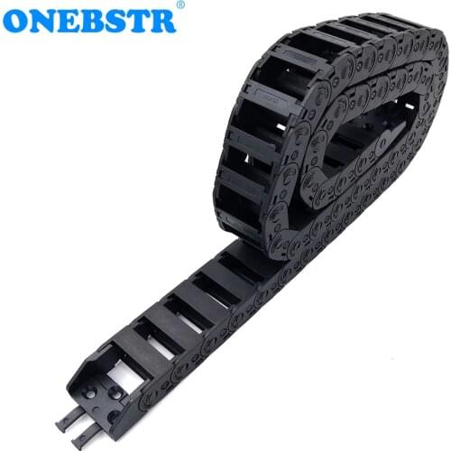 1 Meter 15x30mm Drag Chain Wire Carrier Cable Bridge Type Exterior Opening Towline For CNC Router Machine Tools Free Shipping