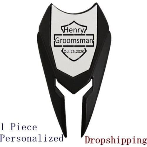 Golf Ball Marker 1pc Personalized Custom Engraved Golfer Accessories Wooden Groomsmen Gifts for Dad Boyfriend Dropshipping GLC05