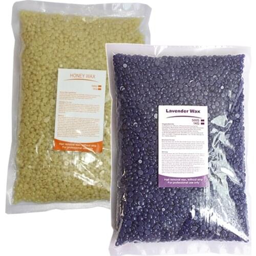 2Bags Hard Body Wax Beans Hot Film Hair Removal Depilatory Wax Beads 1000G