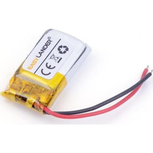 501220 80mAh 3.7v lithium Li ion polymer rechargeable battery For Mp3 MP4 MP5 GPS PSP mobile bluetooth