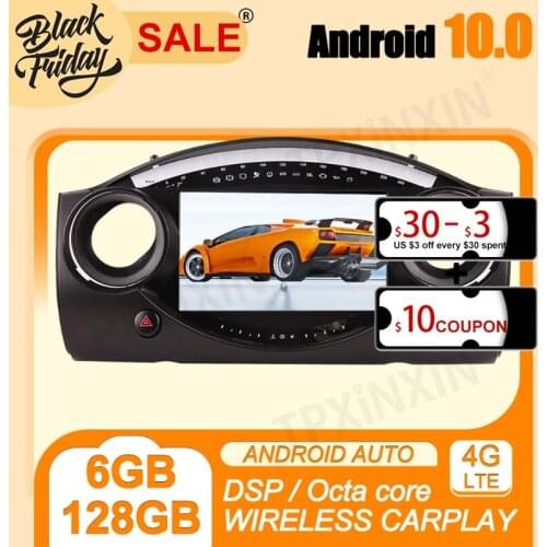 Android 10.0 is suitable for BMW Mini Cooper R50 R53 2004 2014 GPS Car Navigation Touch Screen host Multimedia Player Recorder