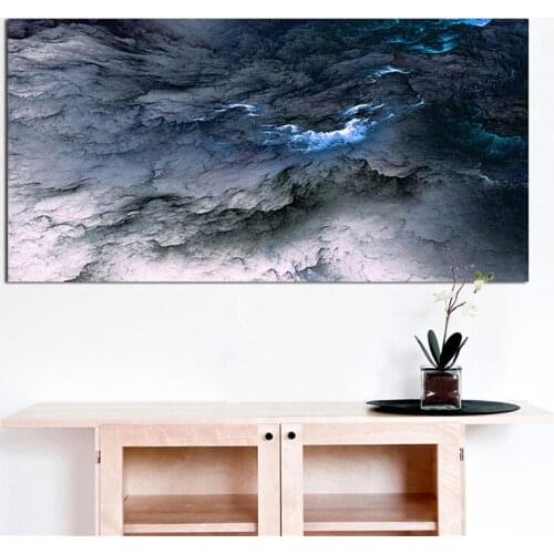 Large Size 5D Diy Diamond Painting Cloud Abstract Black Blue Mosaic Art Living Room Decoration Embroidery Wall StickersZP-2938