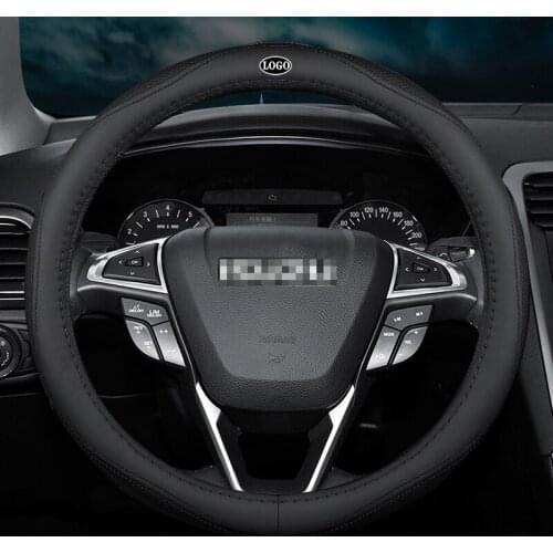 Car Steering Wheel Cover Set for Isuzu DMax Panther MUX Trooper 2019 2020 Breathable Car Styling Accessories
