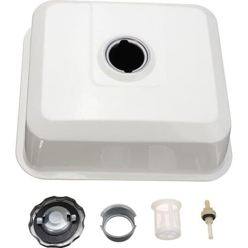 Ivory Colour Gas Fuel Tank Filter Compatible with Honda GX240 GX270 GX340 GX390 8HP 9HP 11HP 13HP Engines # 17510-ZE2-010ZA