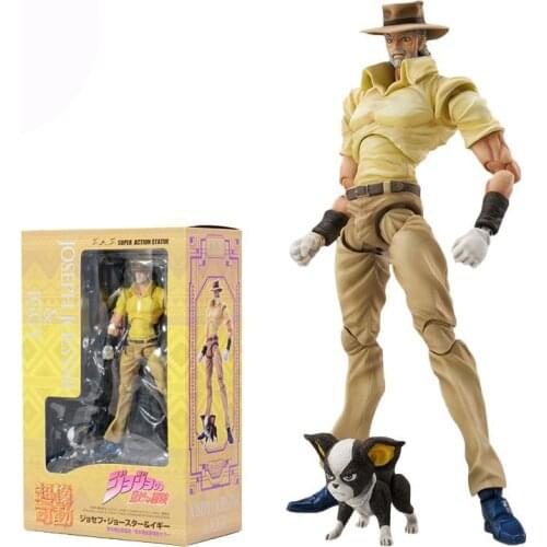 Pvc 15Cm Anime Figure Jojos Bizarre Adventure Joseph Joestar Action Anime Figure Model Toy Jojo Bizarre Adventure Figure Toys f