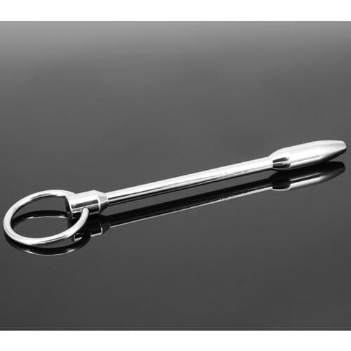 Happygo, 120mm Stainless Steel Penis Urinary Plug Rod Metal Arrow Urethral Sounds Catheters Magic Wand Medical Adult Games 627