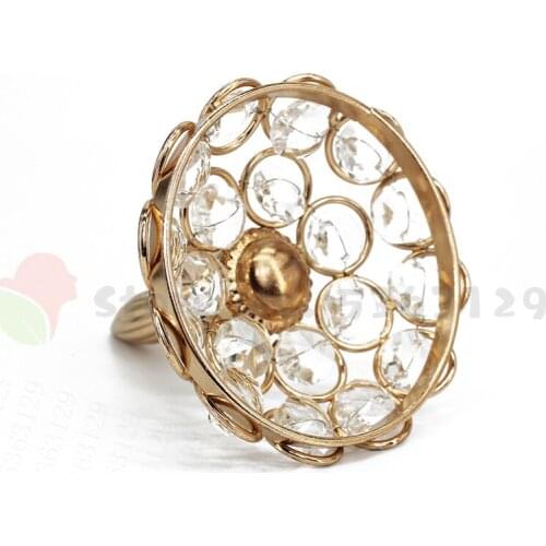 Crystal Candle Holder Ball Candlestick Jewelry Box Wedding Centerpieces Table Candelabra For Home Party Decoration