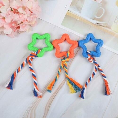 Pentagram Dog Toys Flying Discs Pet Interactive Training Ring Dog Portable Outdoor for Small Large Dog Chew Toys Pet Motion Tool