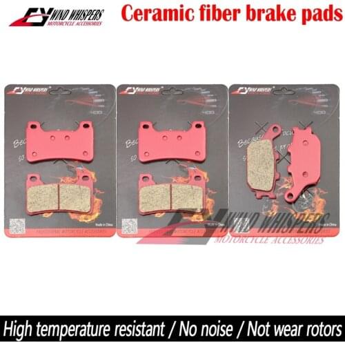 Motorcycle Ceramic Front Rear Brake Pads For Honda F5 CBR600RR CBR 600 RR CBR600 2005 2006 CBR1000RR CBR1000 CBR 1000 2004 2005
