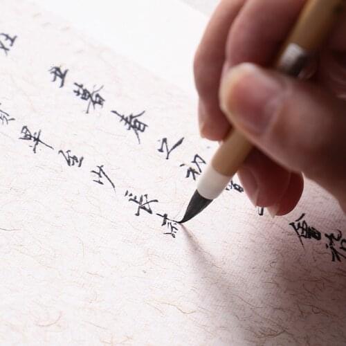 Chinese Calligraphy Painting Brush Pen High Grade Chinese Calligraphy Black Woolen&weasel Hair Writing Brushes Tinta China