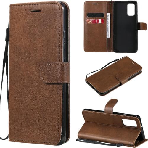A32 A42 A52 A72 4G Protective Case Leather Plain Flip Cover for Samsung Galaxy A52 Case Samsung A 32 52 72 22 82 12 Wallet Cover
