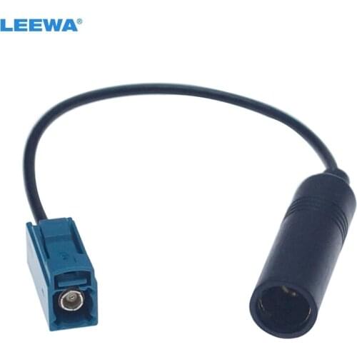 LEEWA 5pcs Car Antenna Adapter Plug MOTO female to VW female For Volkswagen #CA2019